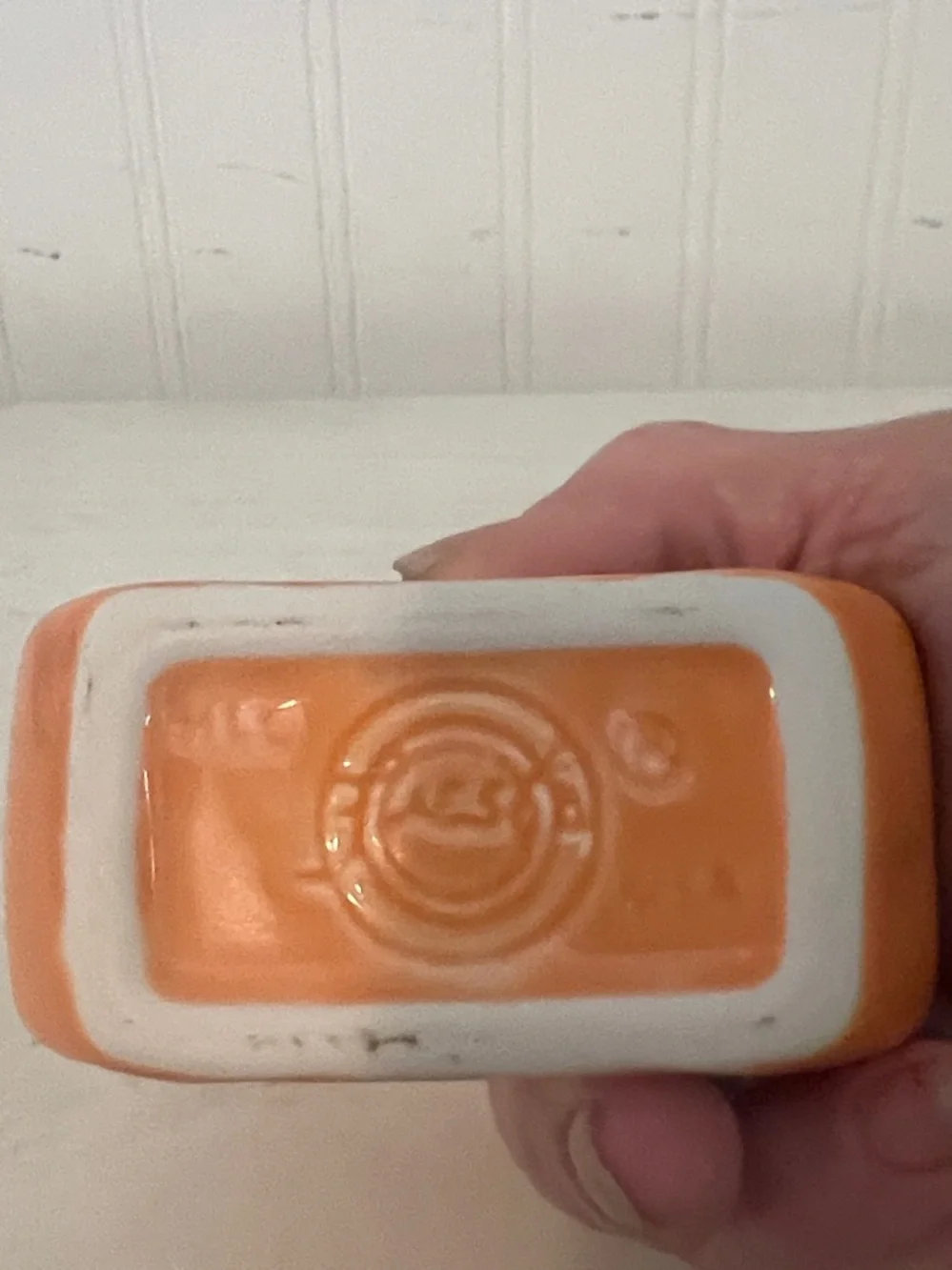 Fiesta mini disc pitcher orange